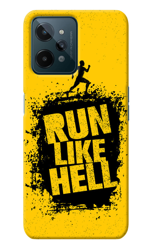 Run Like Hell Realme C31 Back Cover