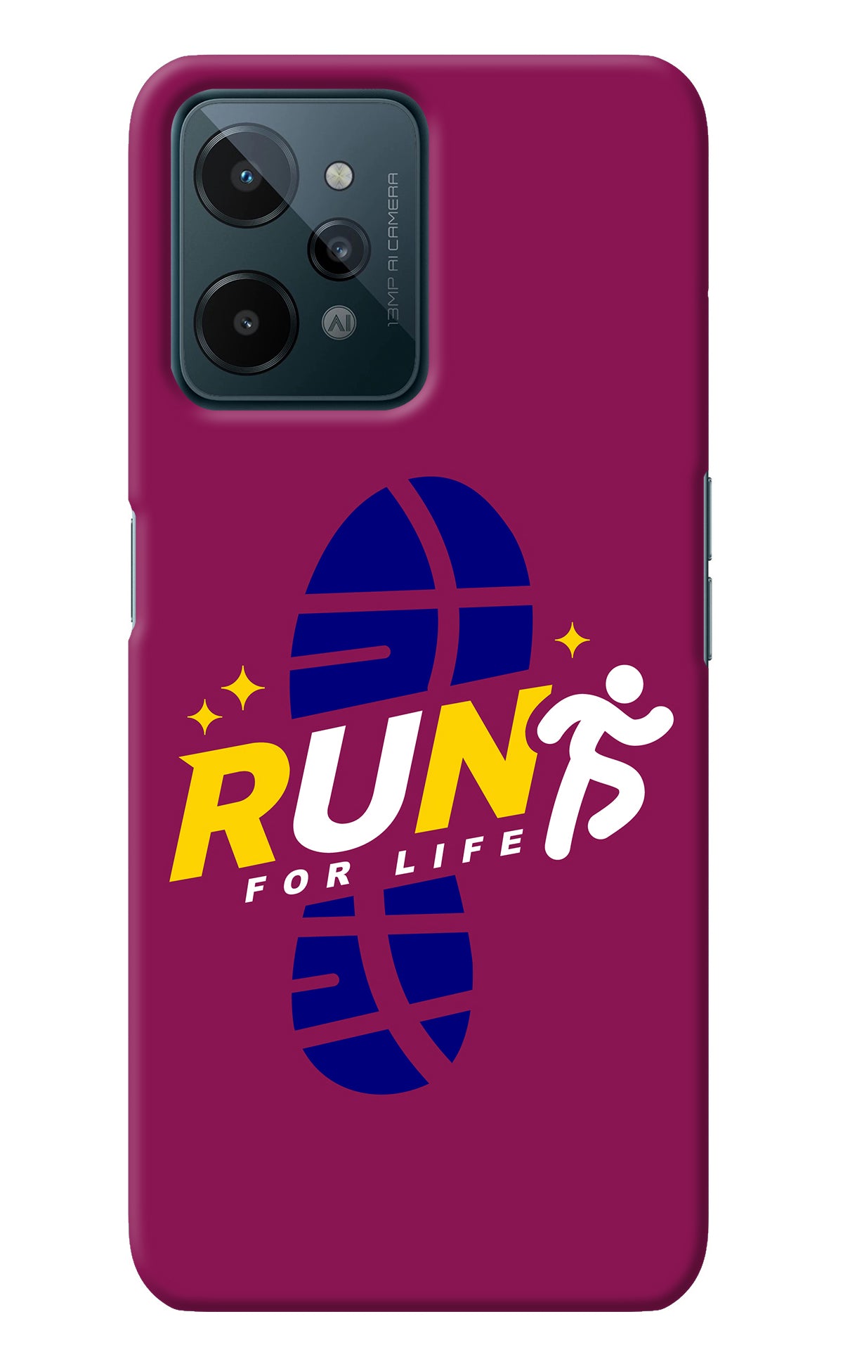 Run for Life Realme C31 Back Cover