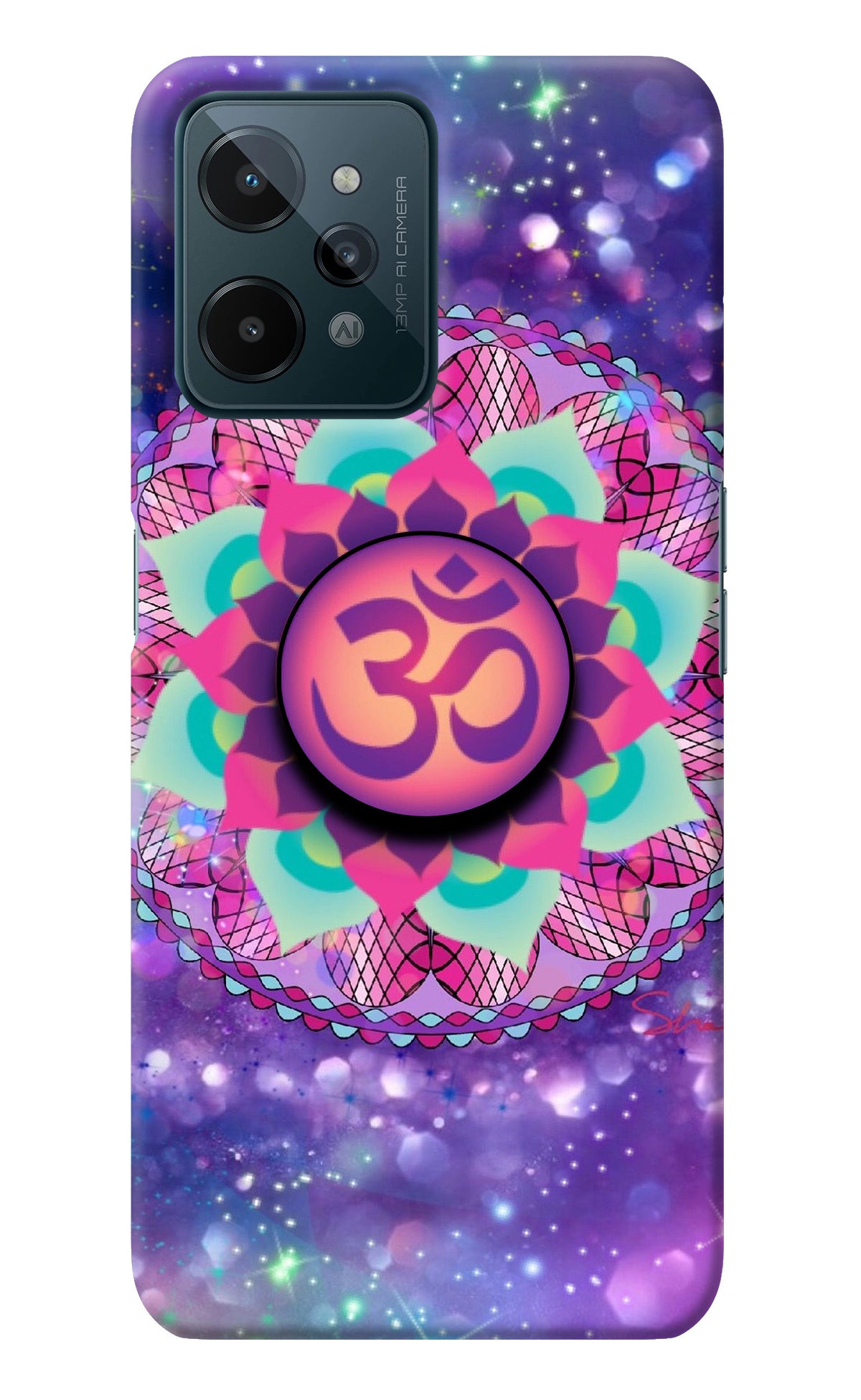 Om Purple Realme C31 Pop Case