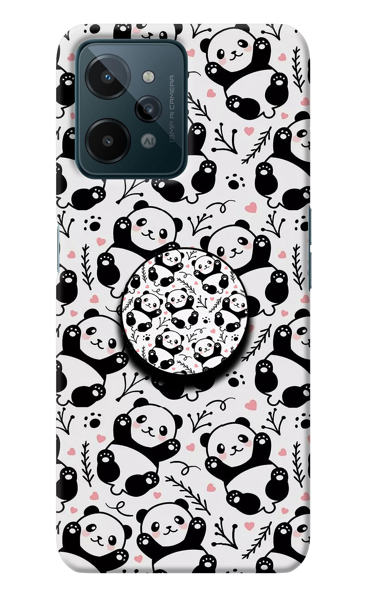 Cute Panda Realme C31 Pop Case