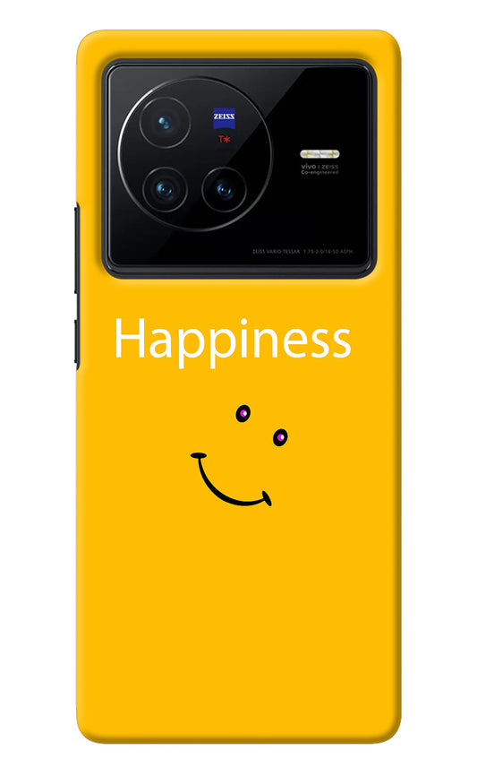 Happiness With Smiley Vivo X80 Back Cover