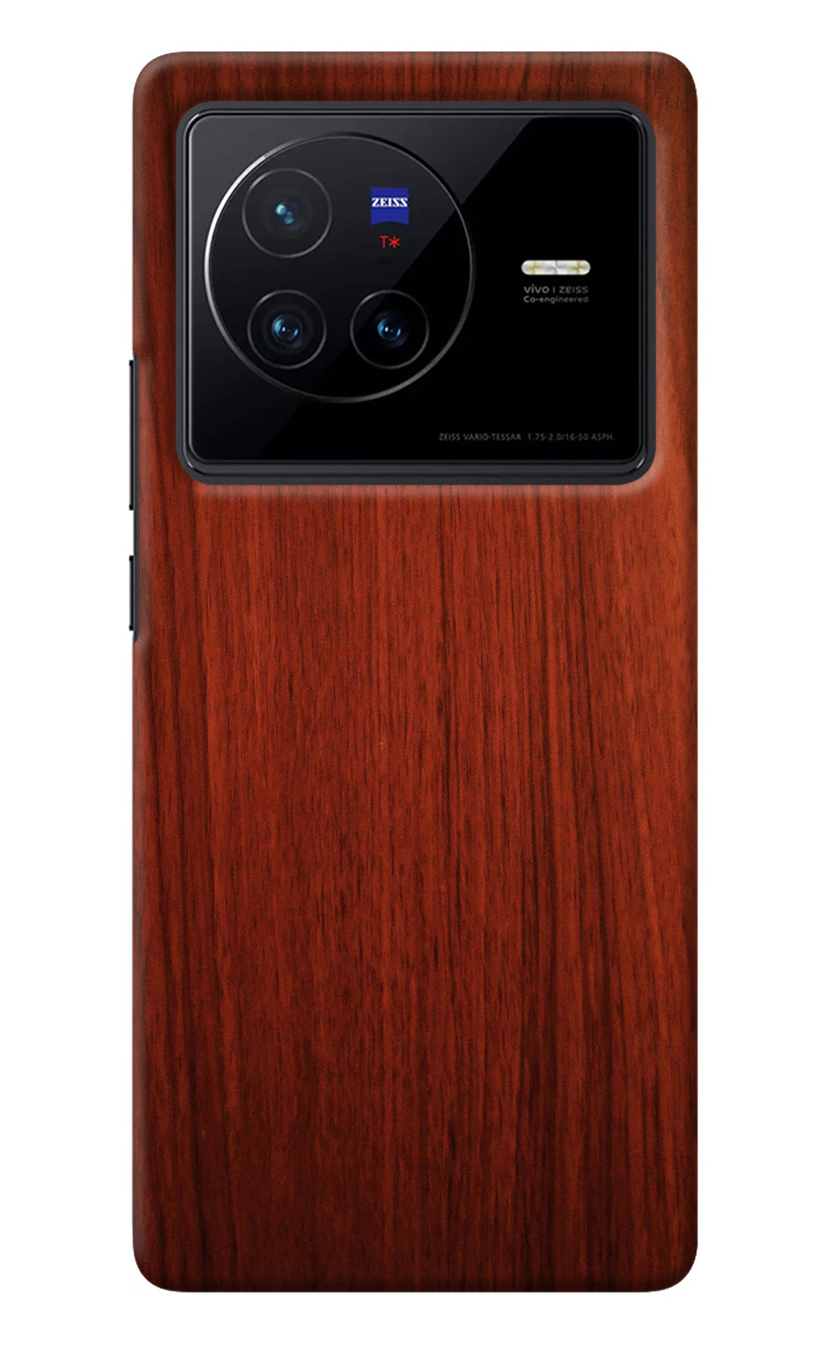 Wooden Plain Pattern Vivo X80 Back Cover