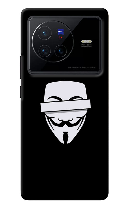 Anonymous Face Vivo X80 Back Cover