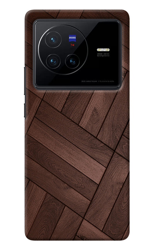 Wooden Texture Design Vivo X80 Back Cover