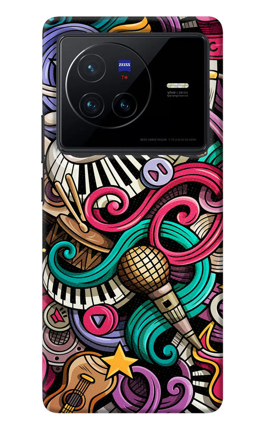 Music Abstract Vivo X80 Back Cover