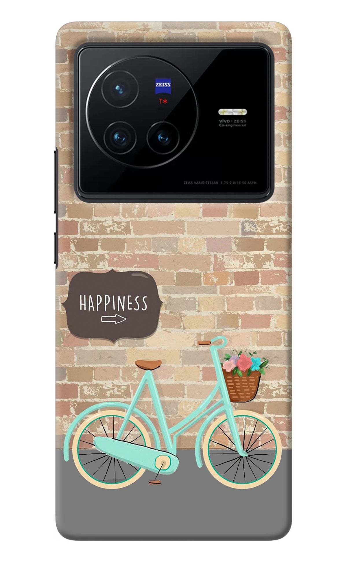 Happiness Artwork Vivo X80 Back Cover