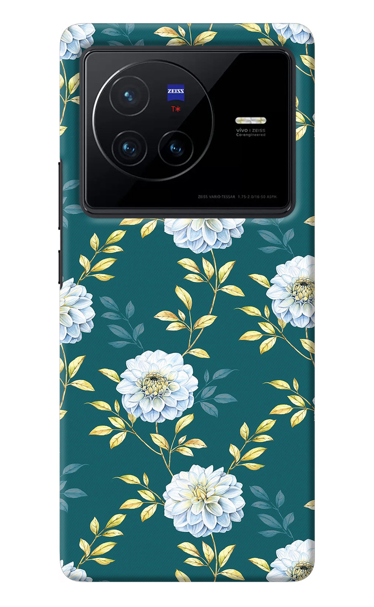 Flowers Vivo X80 Back Cover