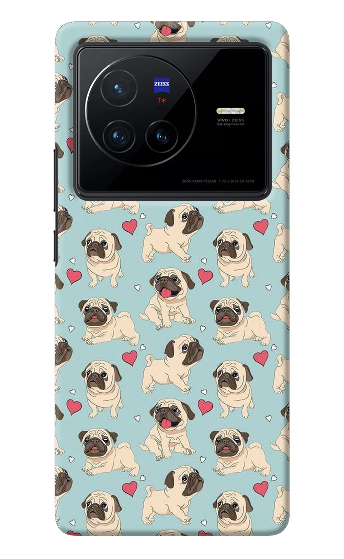 Pug Dog Vivo X80 Back Cover