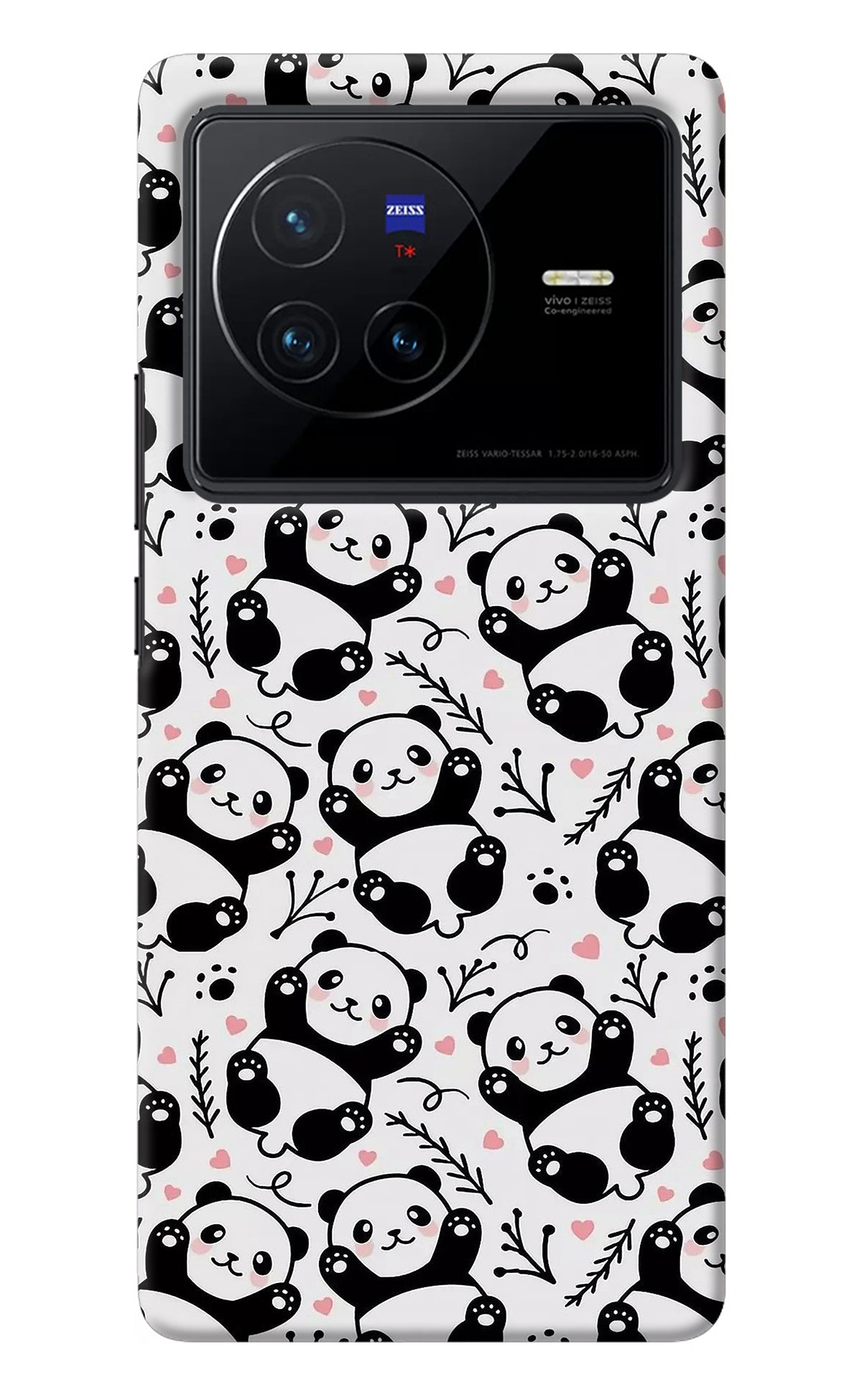 Cute Panda Vivo X80 Back Cover