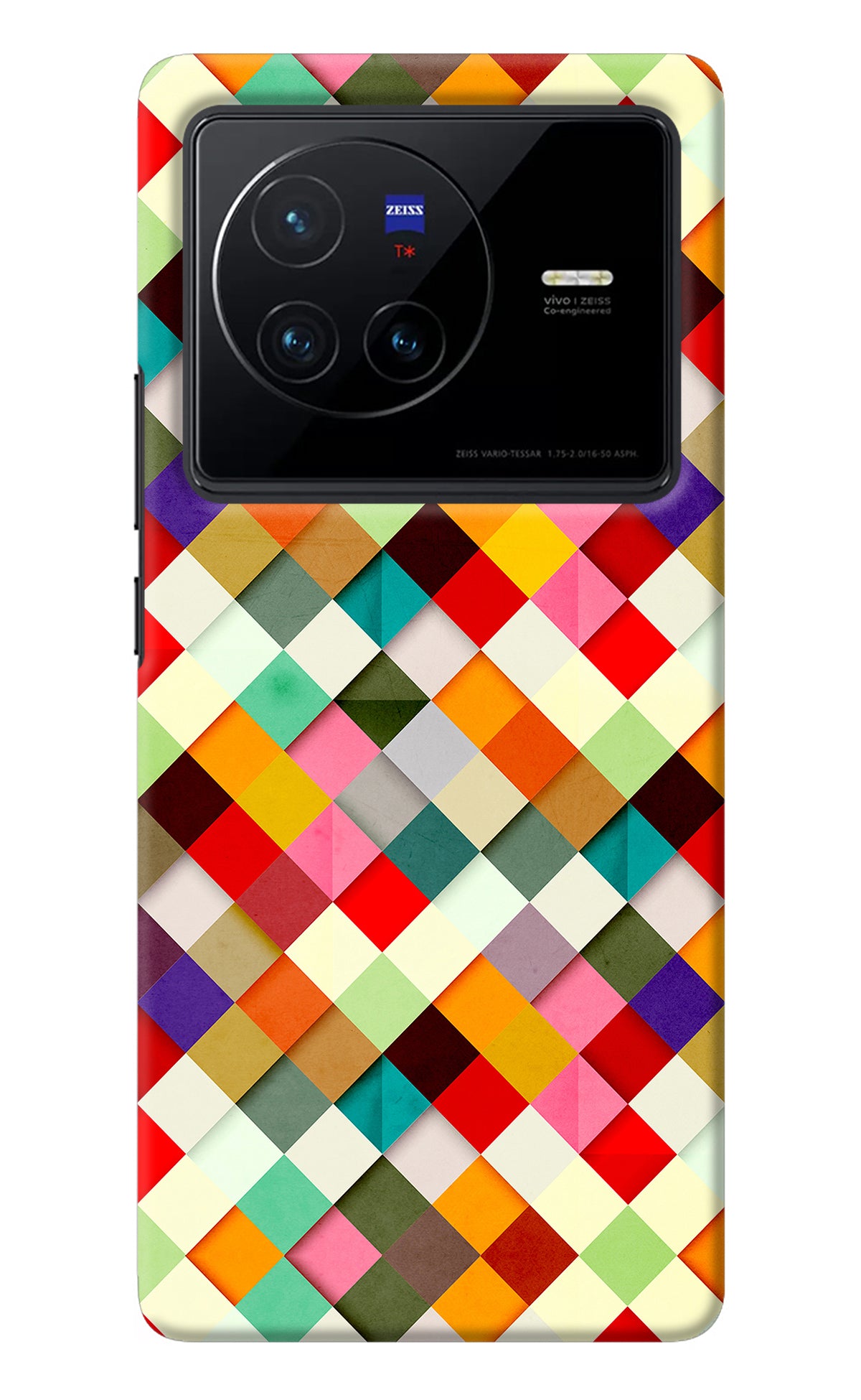 Geometric Abstract Colorful Vivo X80 Back Cover