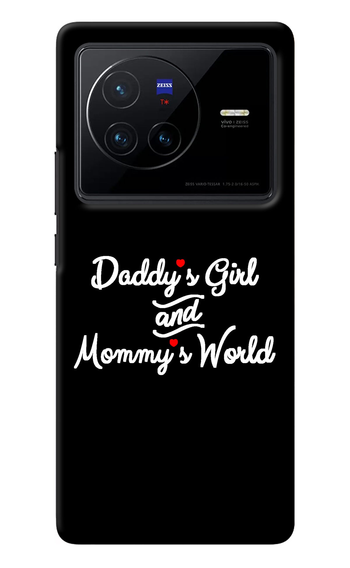 Daddy's Girl and Mommy's World Vivo X80 Back Cover