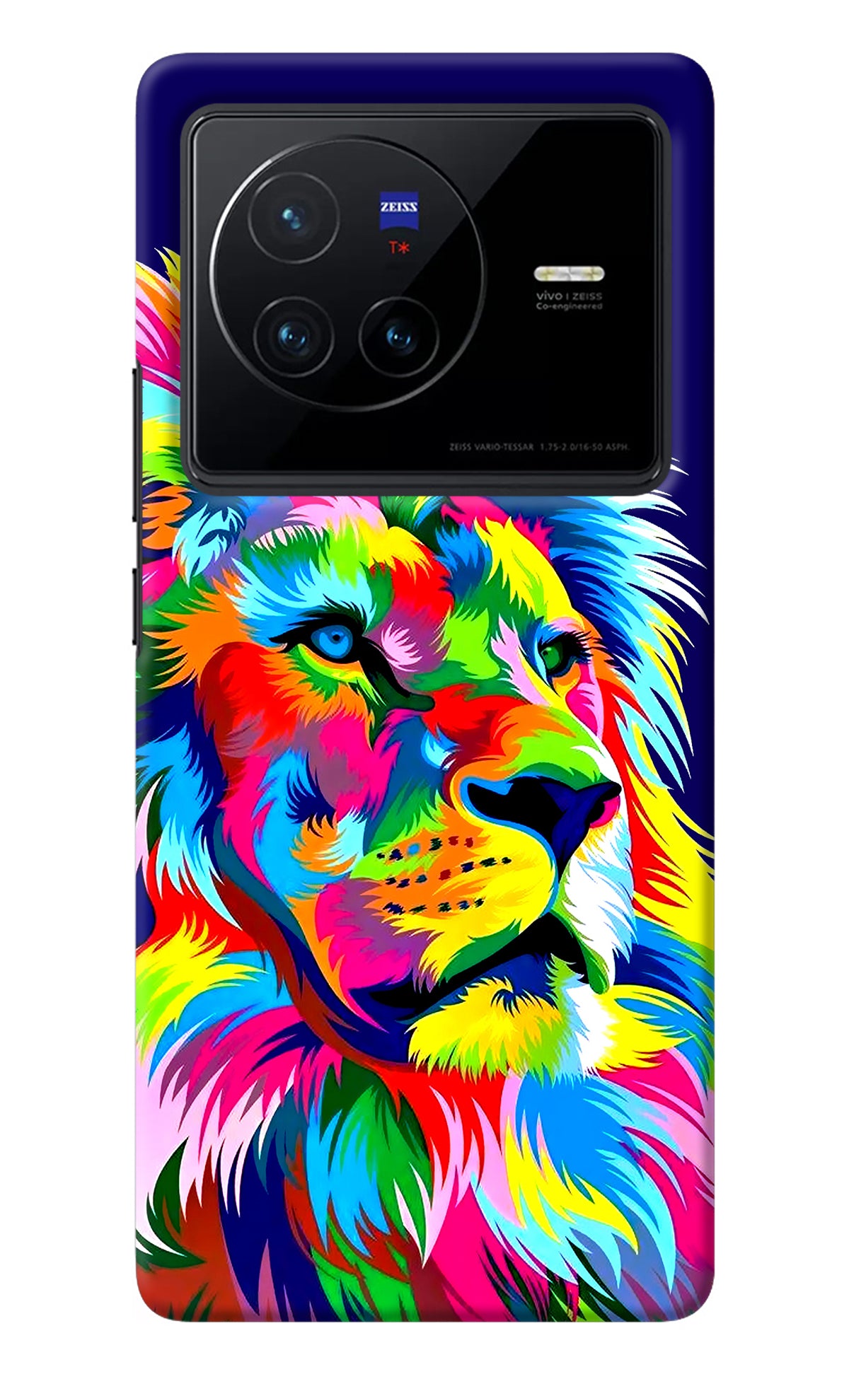 Vector Art Lion Vivo X80 Back Cover