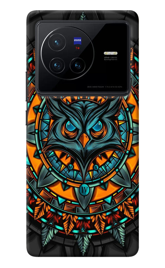 Angry Owl Art Vivo X80 Back Cover