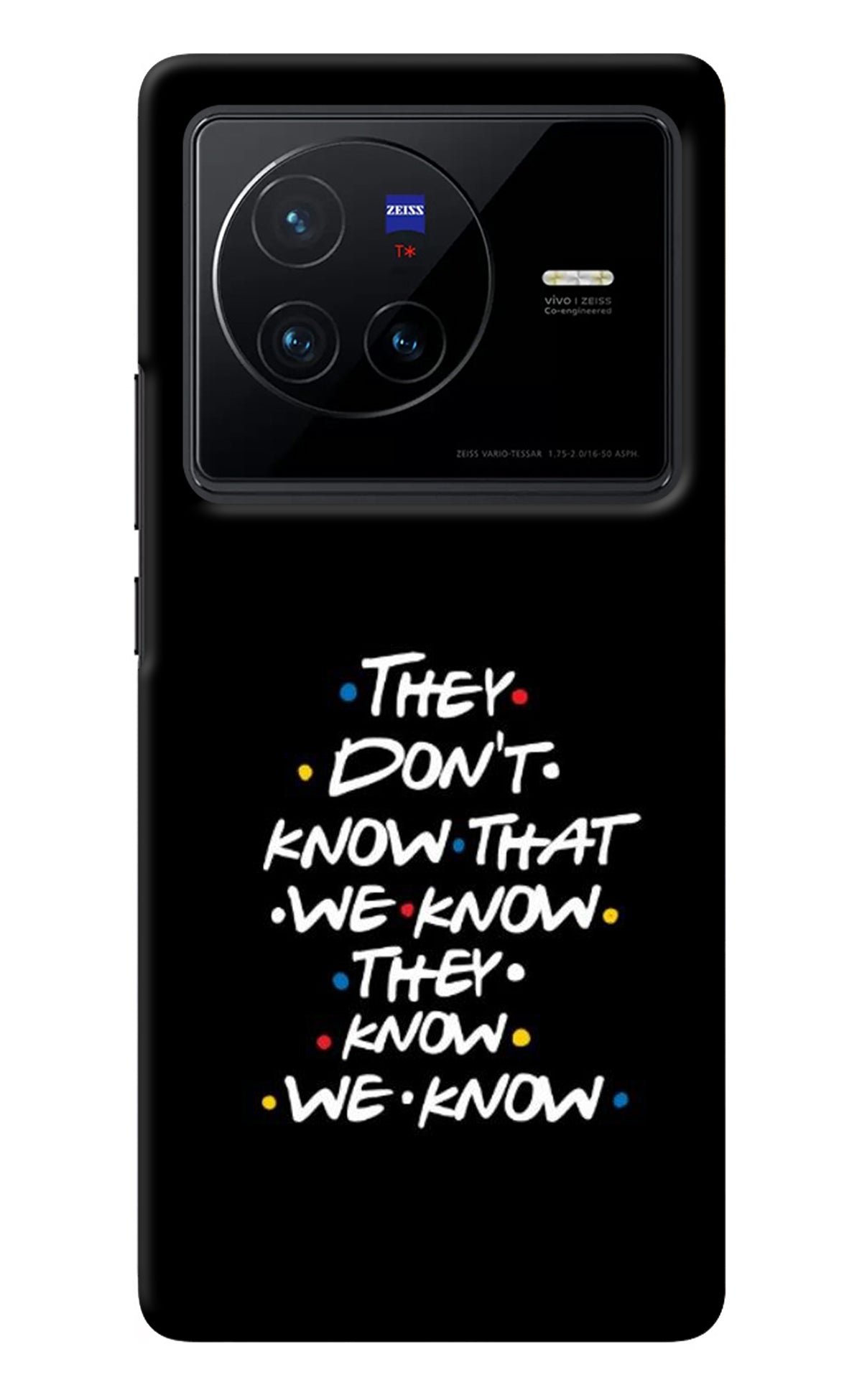 FRIENDS Dialogue Vivo X80 Back Cover