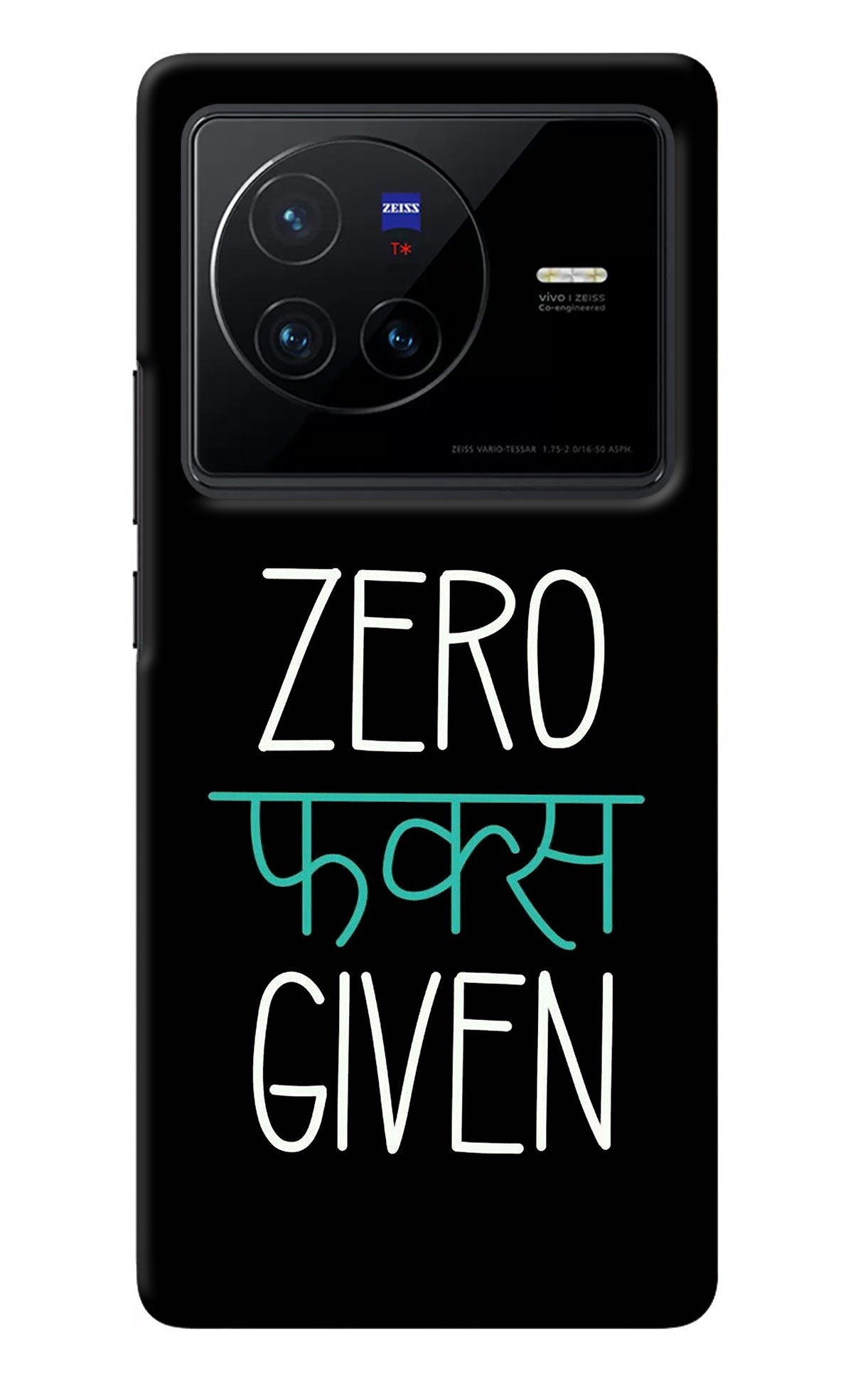 Zero Fucks Given Vivo X80 Back Cover