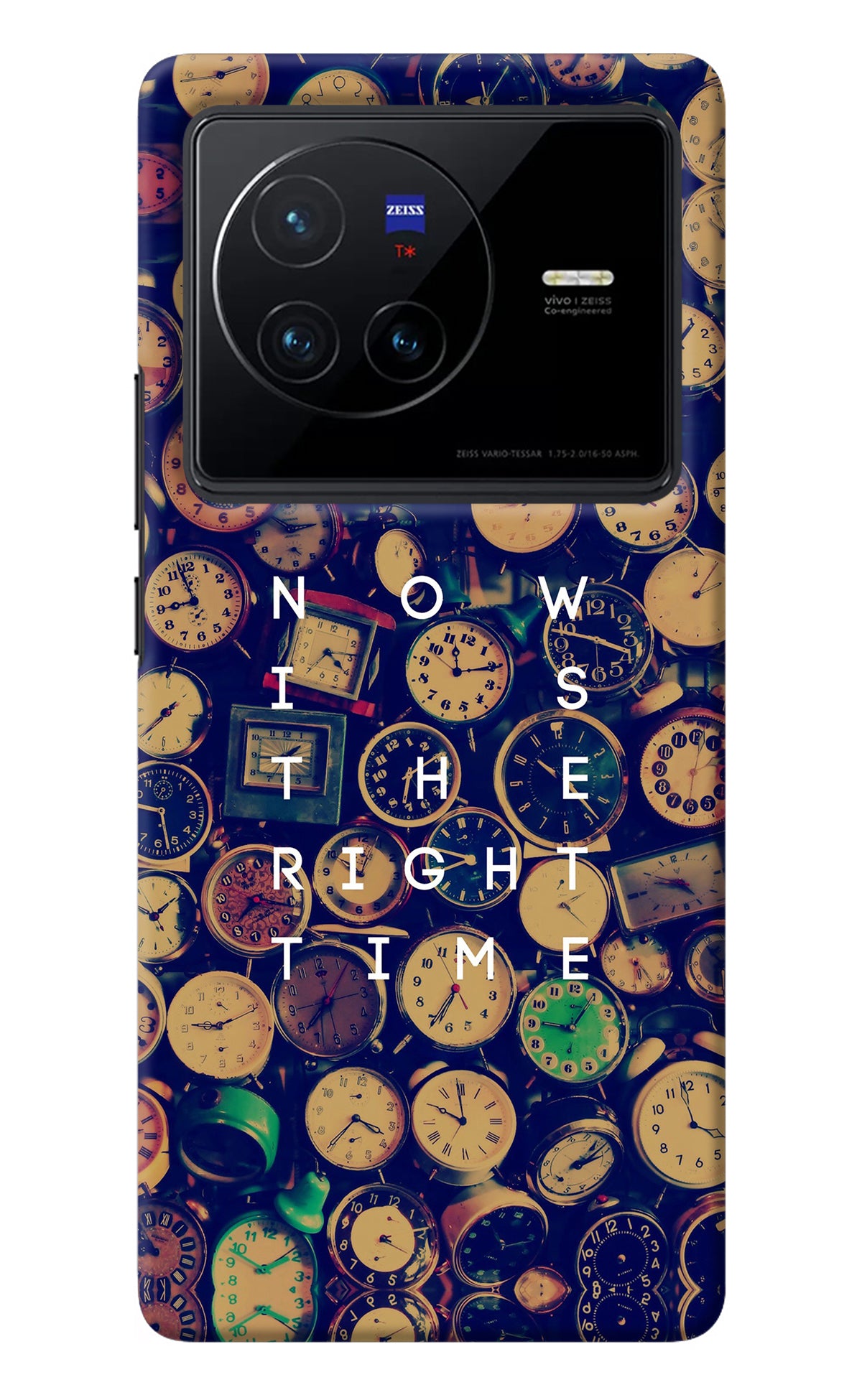 Now is the Right Time Quote Vivo X80 Back Cover