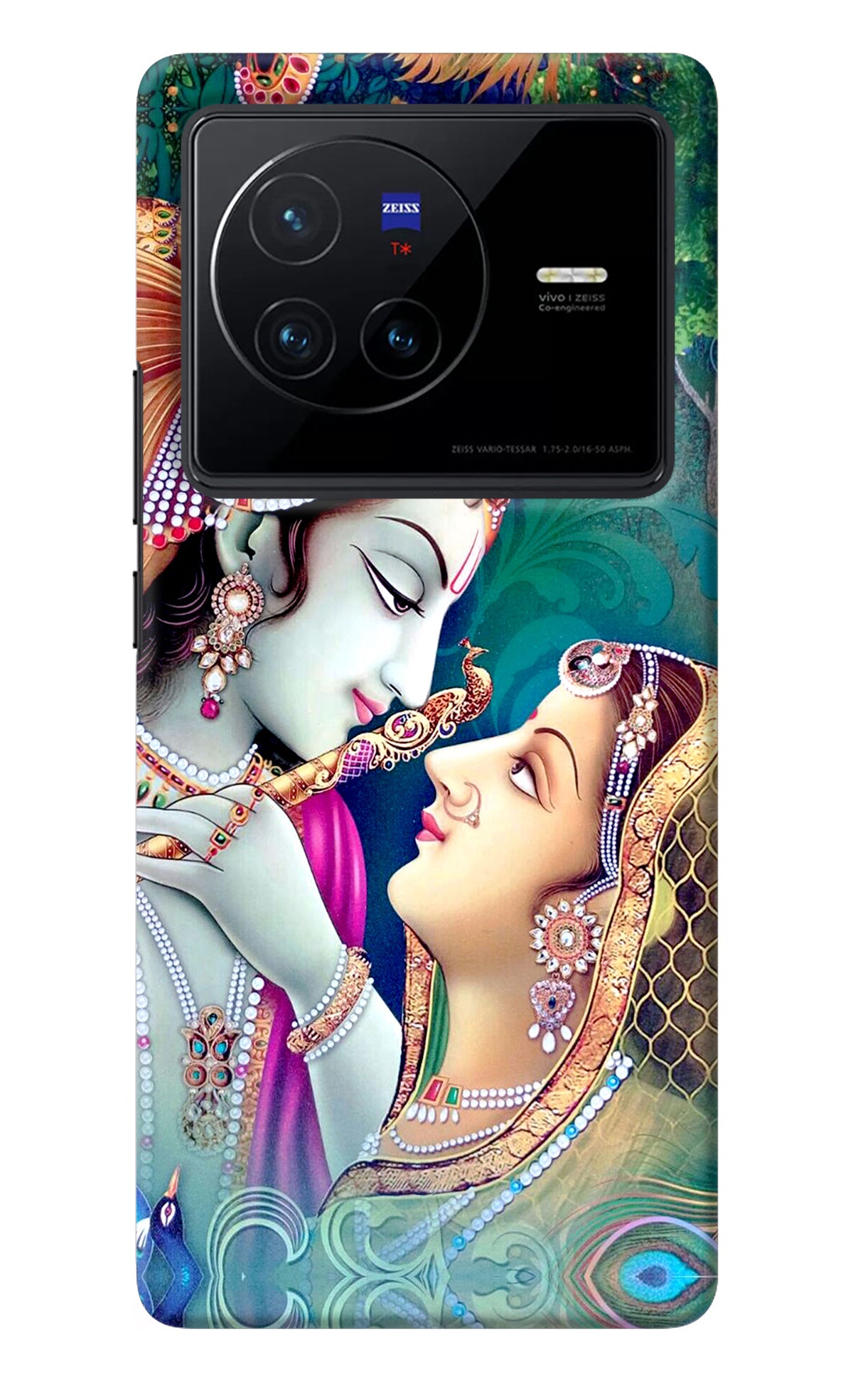 Lord Radha Krishna Vivo X80 Back Cover