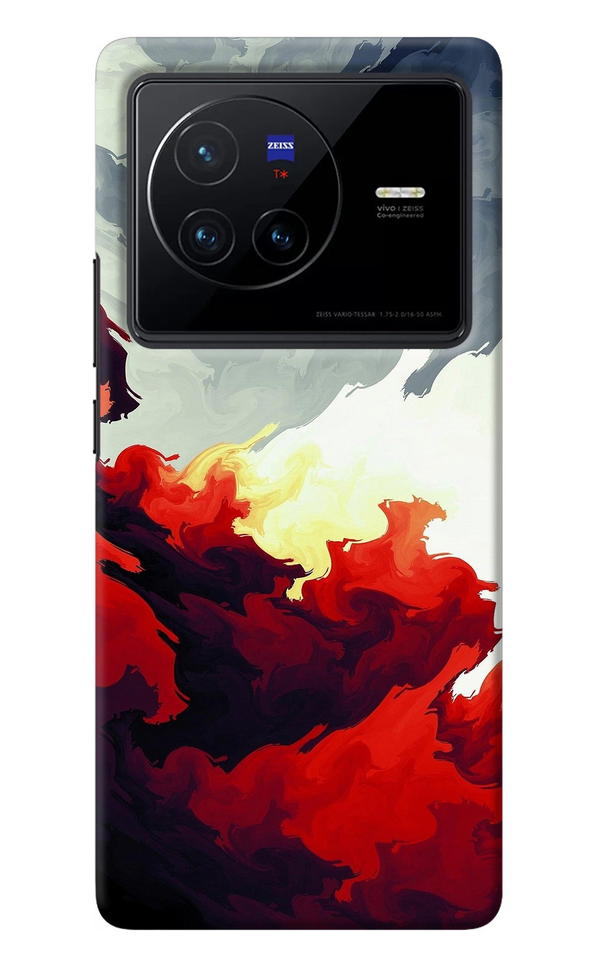 Fire Cloud Vivo X80 Back Cover