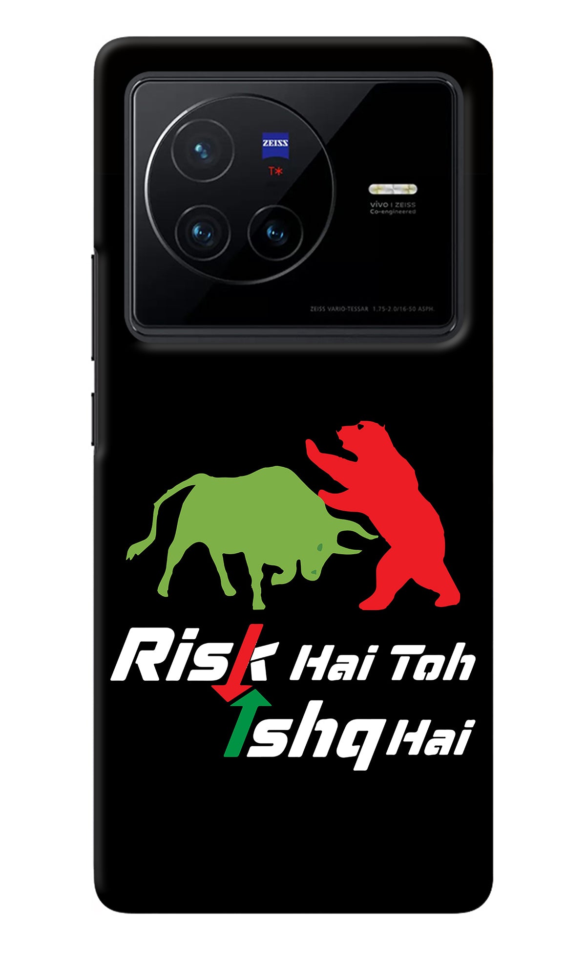 Risk Hai Toh Ishq Hai Vivo X80 Back Cover