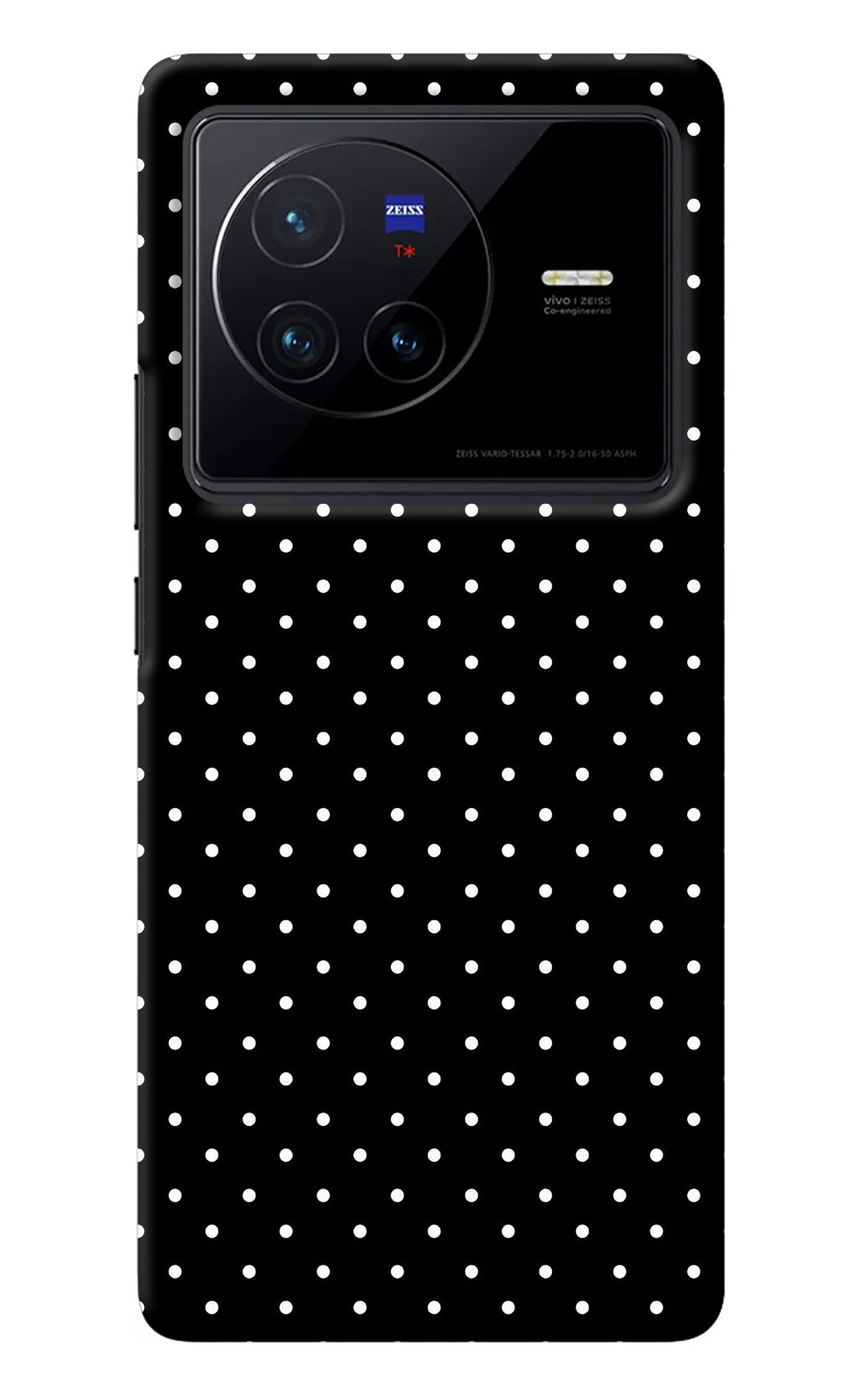 White Dots Vivo X80 Back Cover