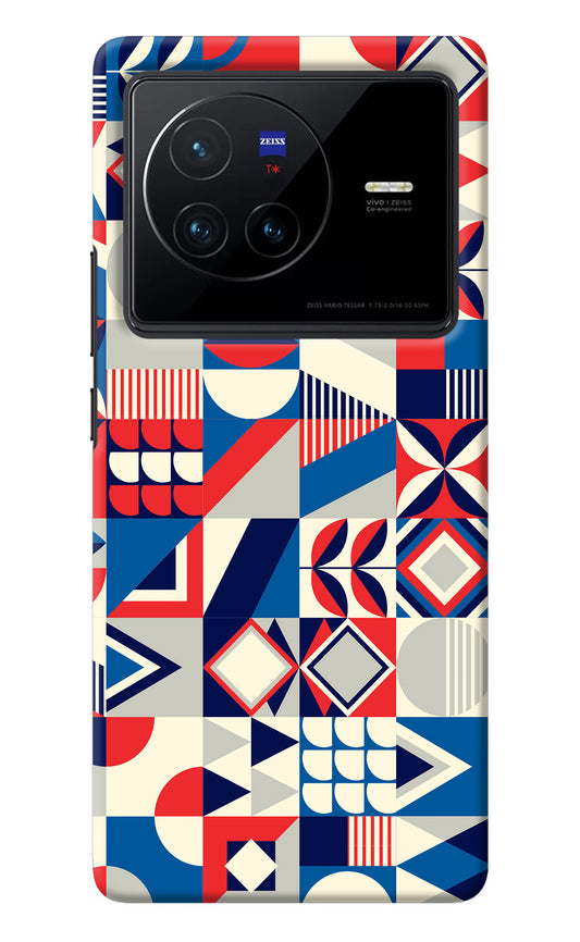 Colorful Pattern Vivo X80 Back Cover