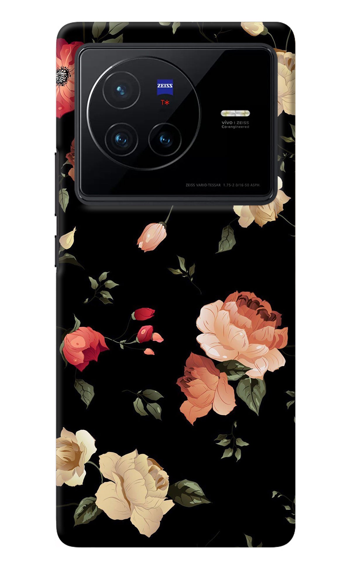 Flowers Vivo X80 Back Cover