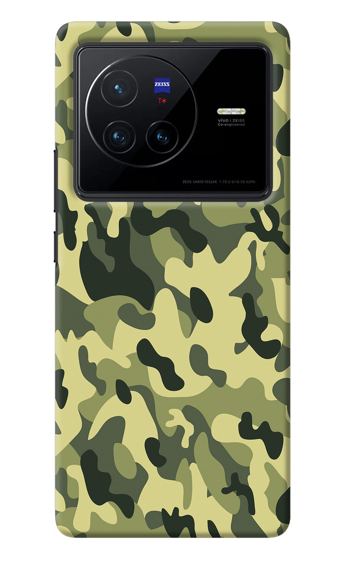 Camouflage Vivo X80 Back Cover