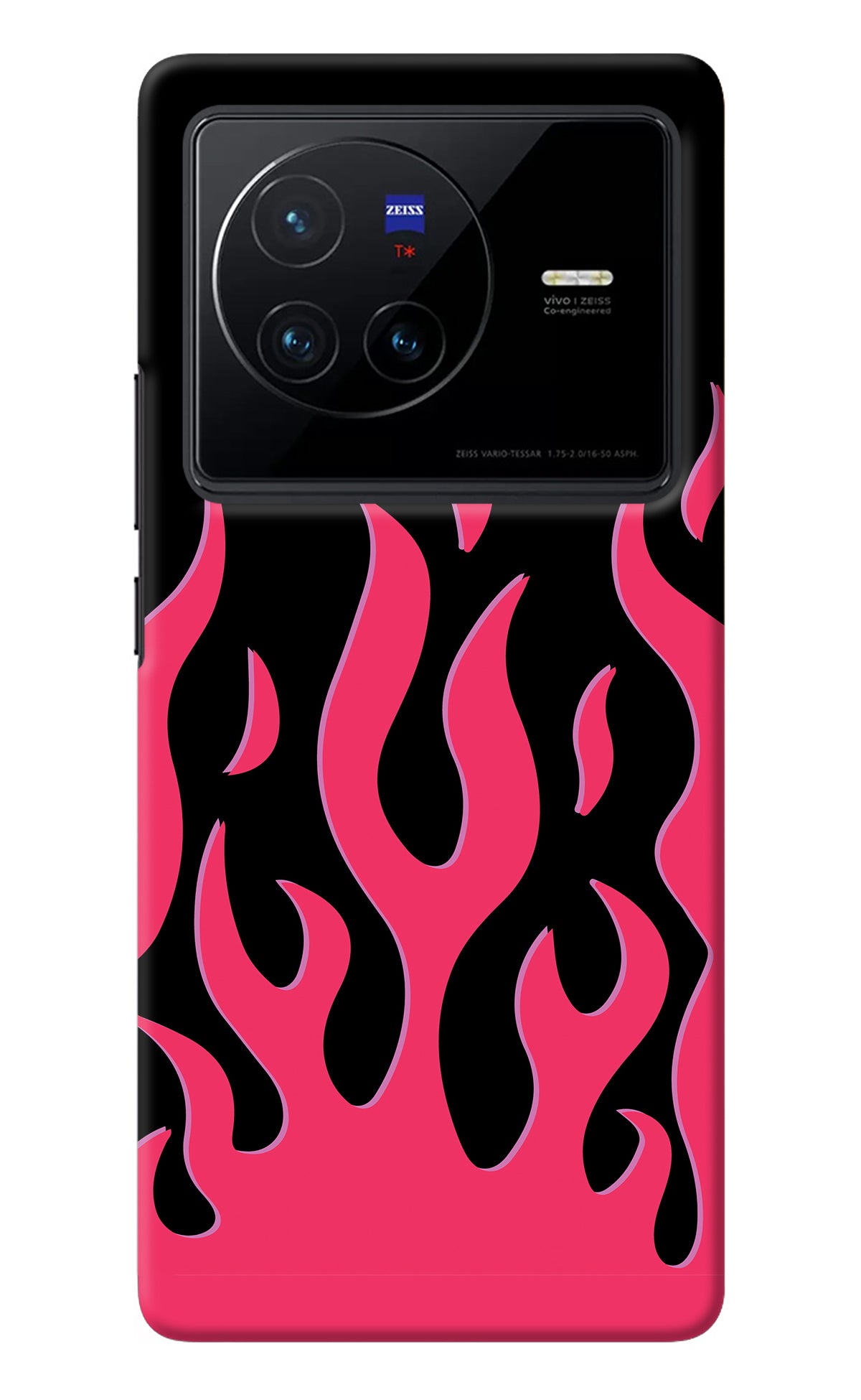 Fire Flames Vivo X80 Back Cover