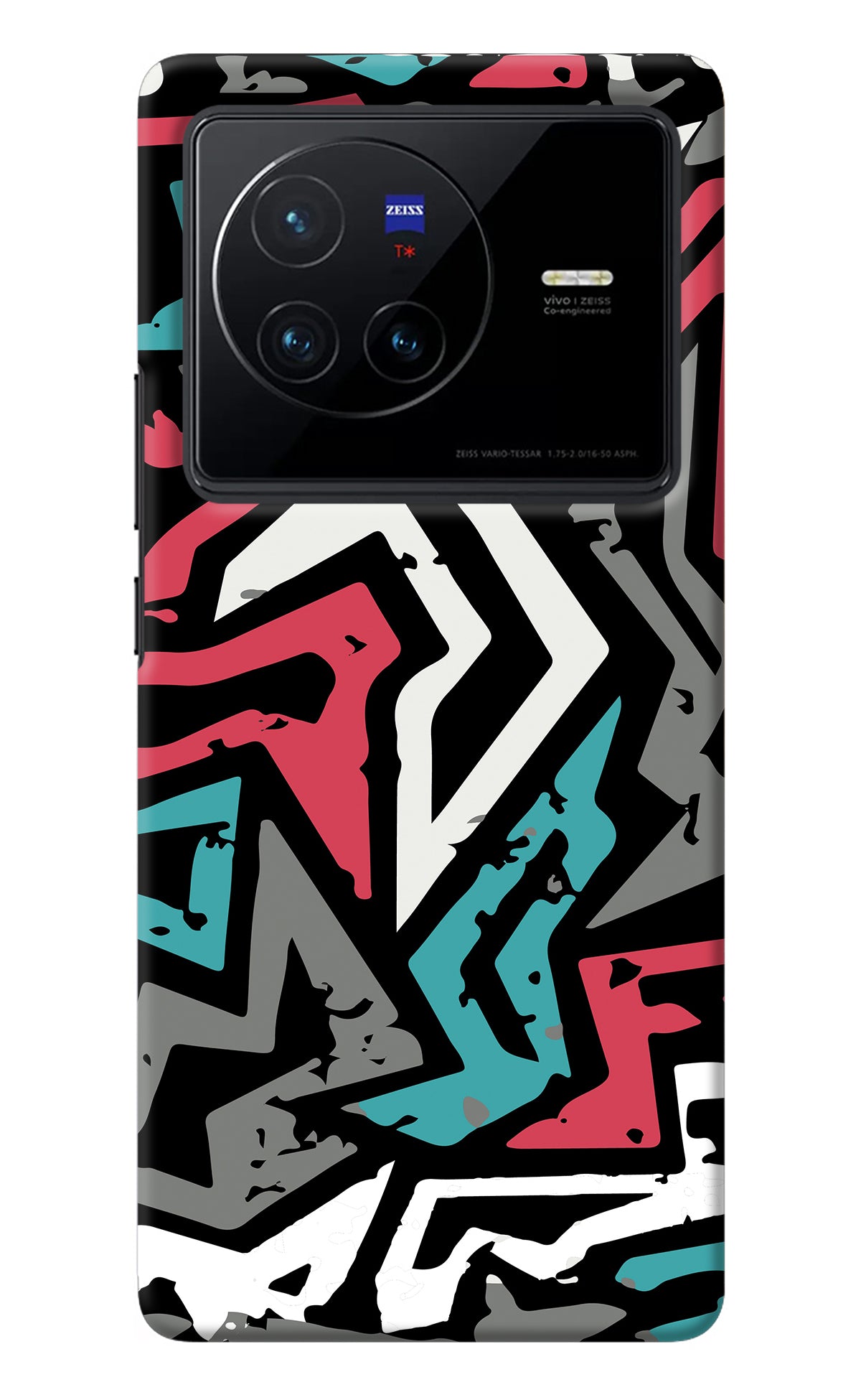 Geometric Graffiti Vivo X80 Back Cover