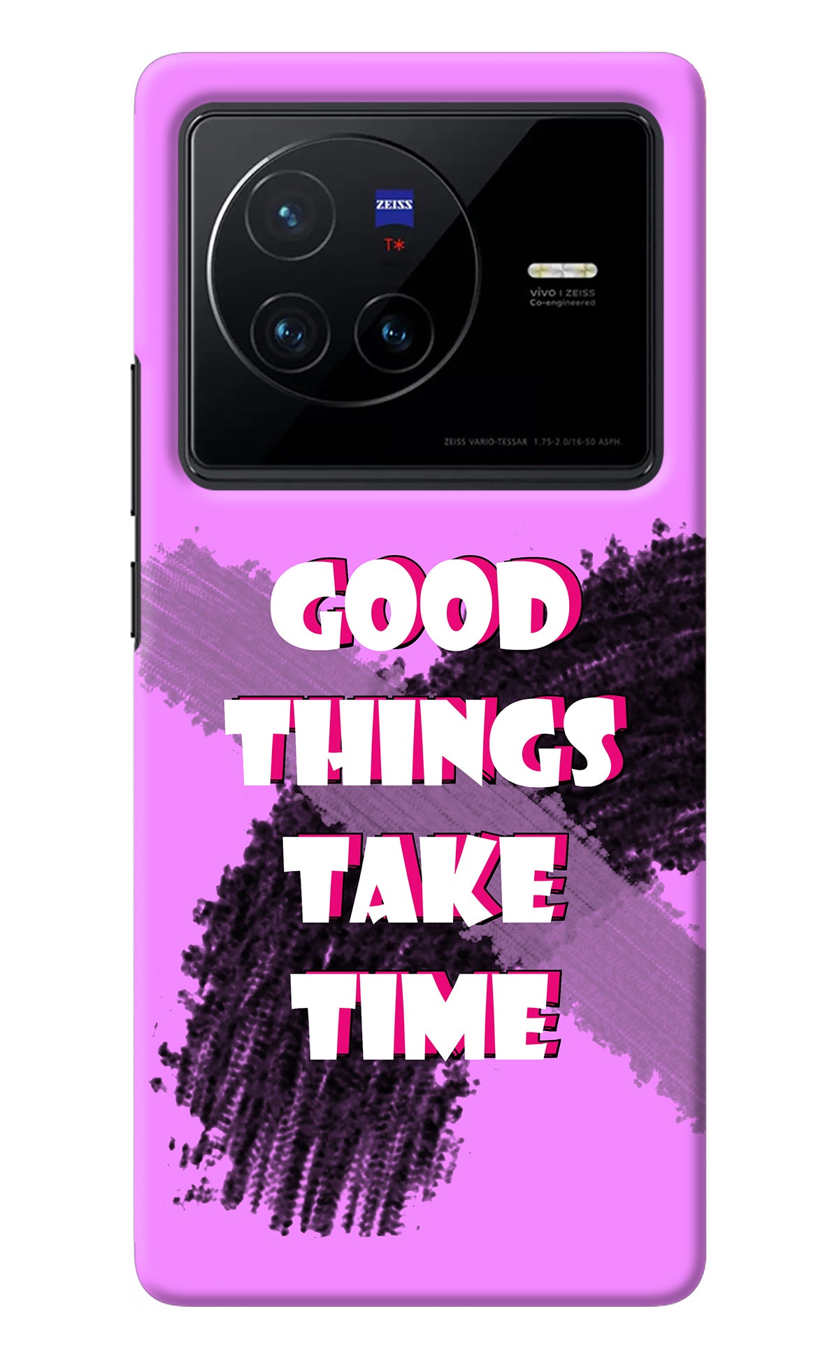 Good Things Take Time Vivo X80 Back Cover