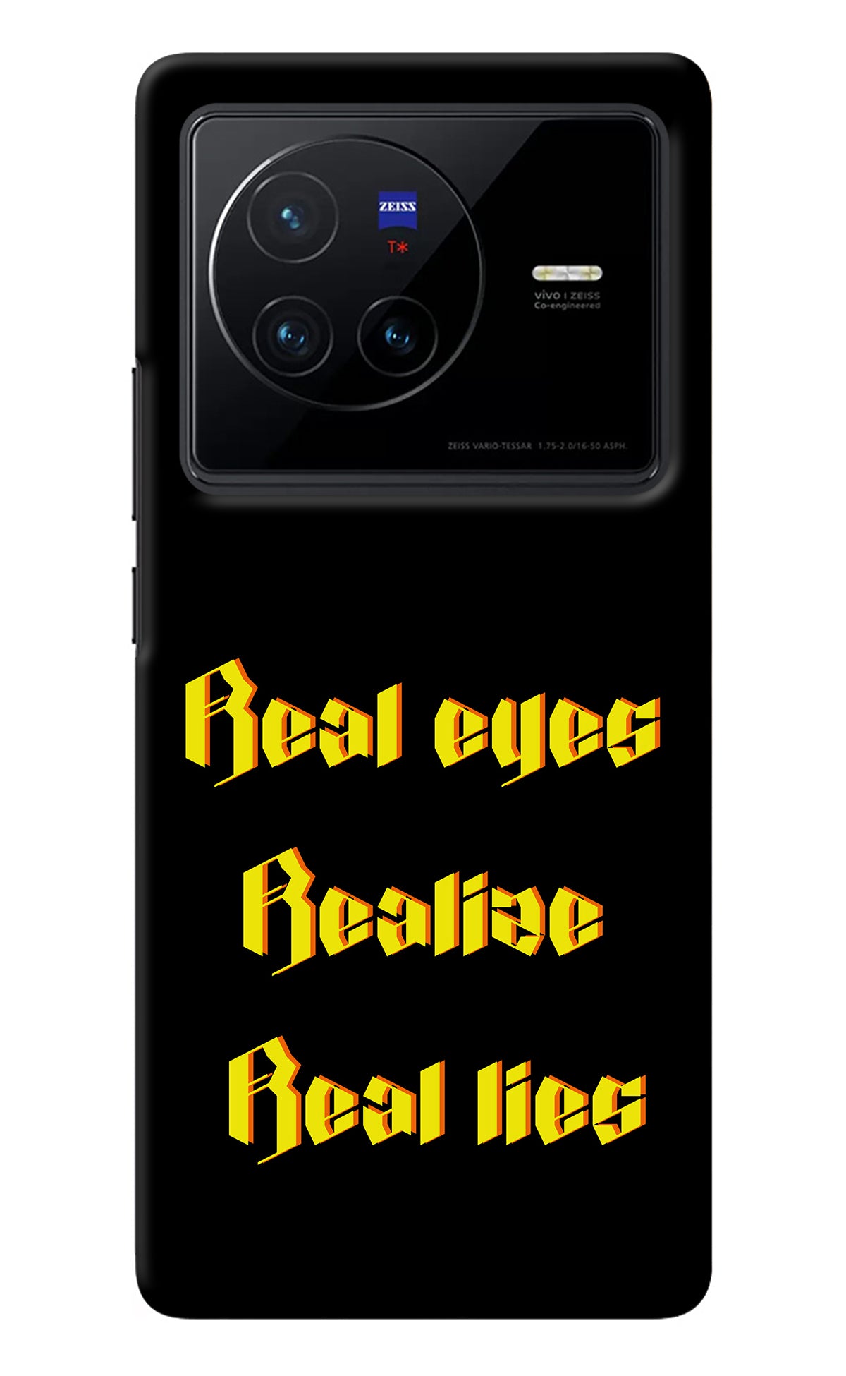 Real Eyes Realize Real Lies Vivo X80 Back Cover