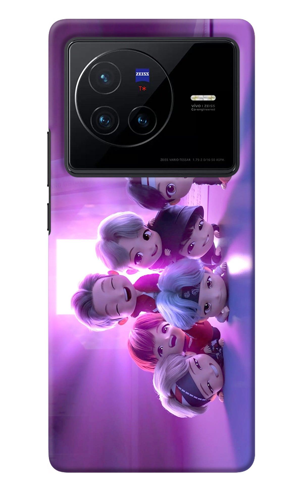 BTS Chibi Vivo X80 Back Cover