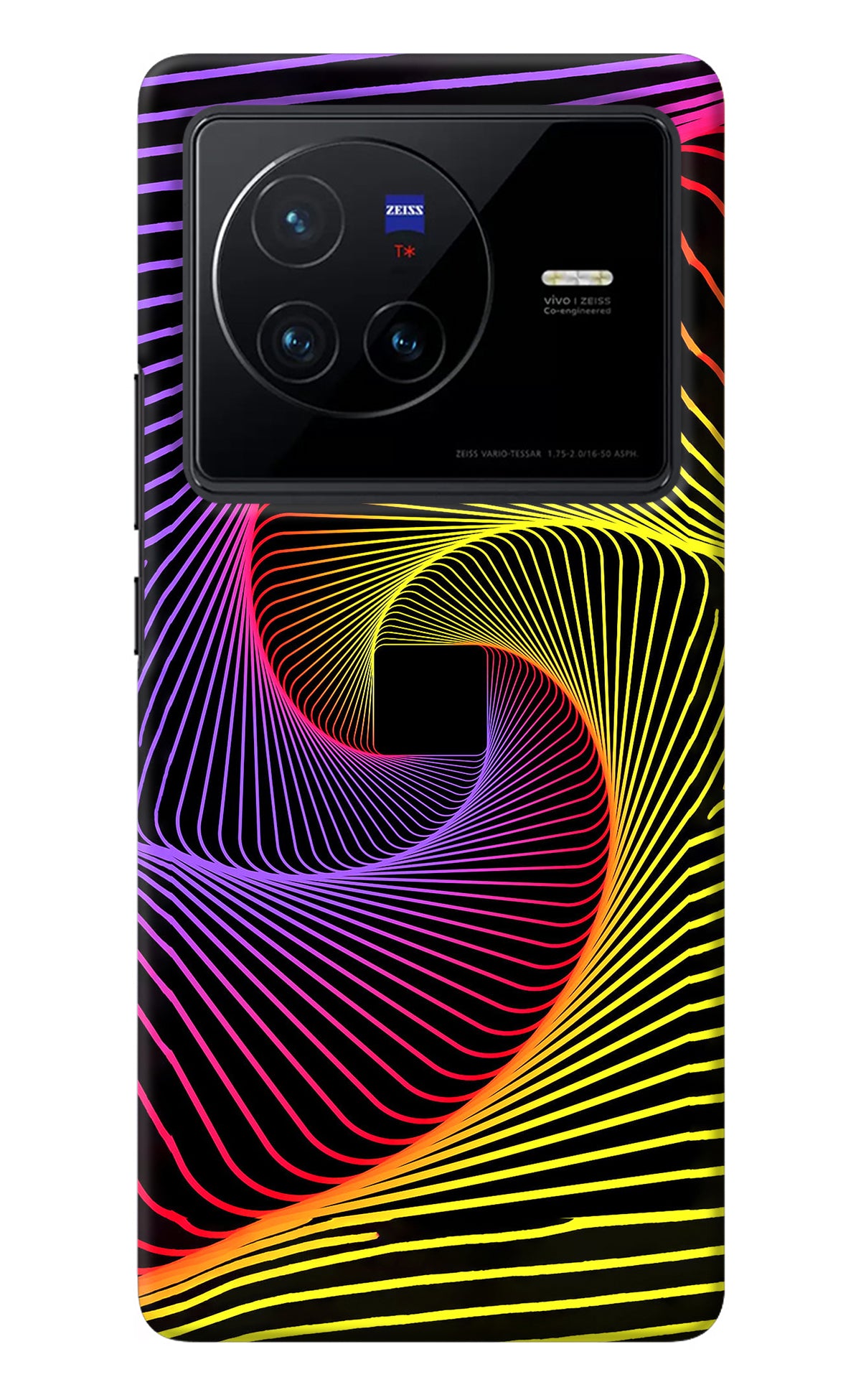 Colorful Strings Vivo X80 Back Cover