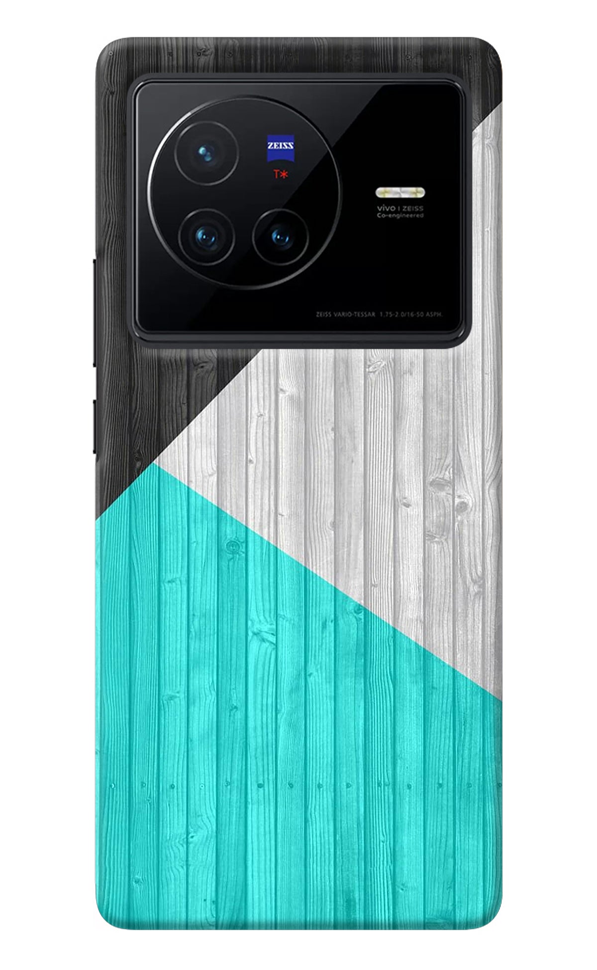 Wooden Abstract Vivo X80 Back Cover