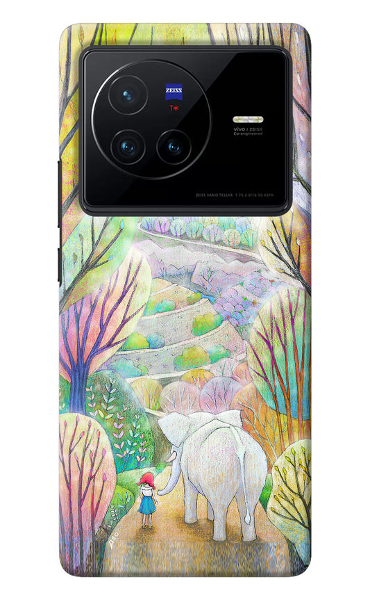 Nature Painting Vivo X80 Back Cover