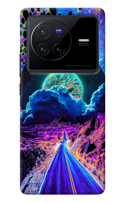 Psychedelic Painting Vivo X80 Back Cover