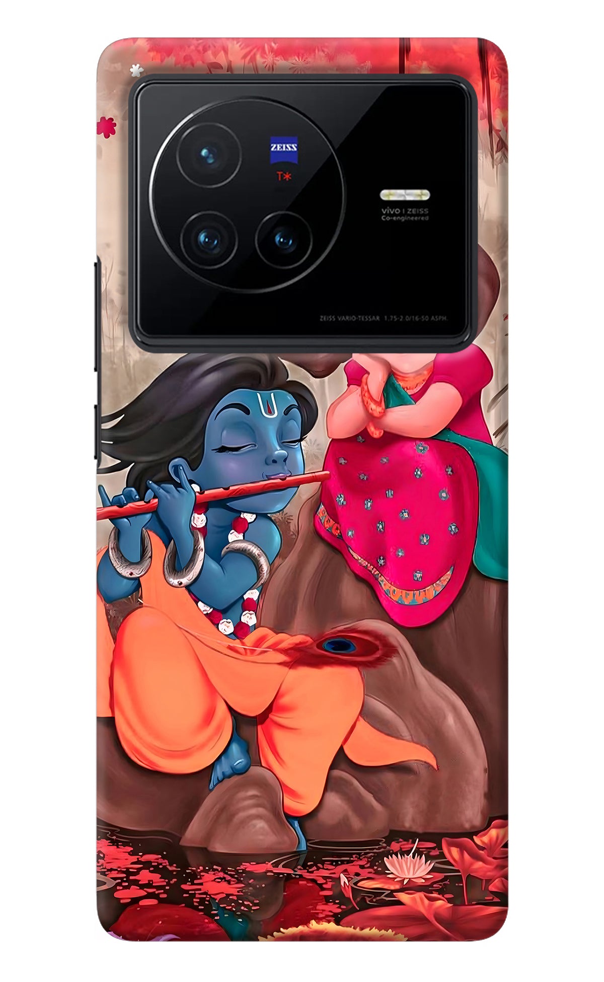 Radhe Krishna Vivo X80 Back Cover