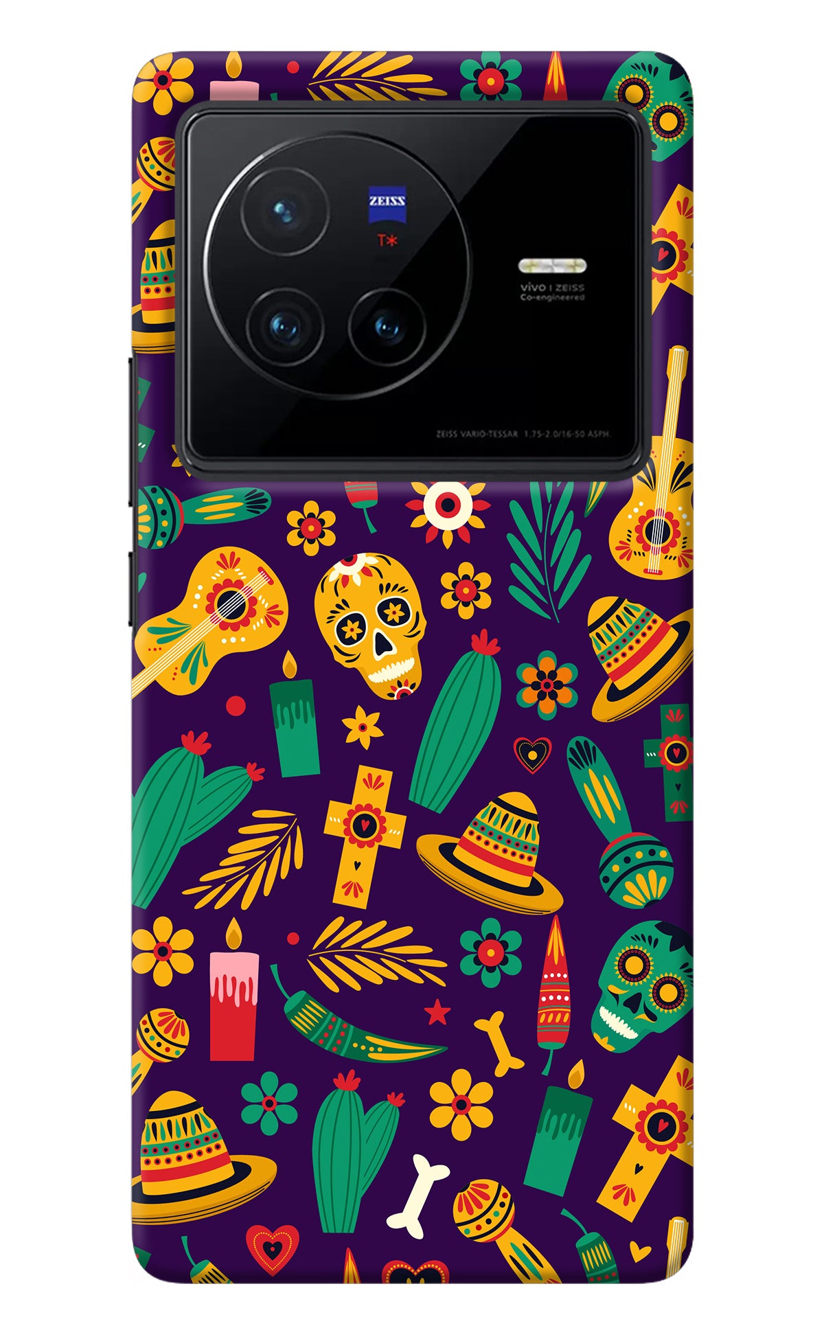 Mexican Artwork Vivo X80 Back Cover