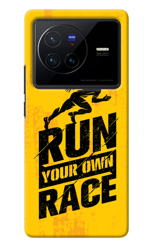Run Your Own Race Vivo X80 Back Cover