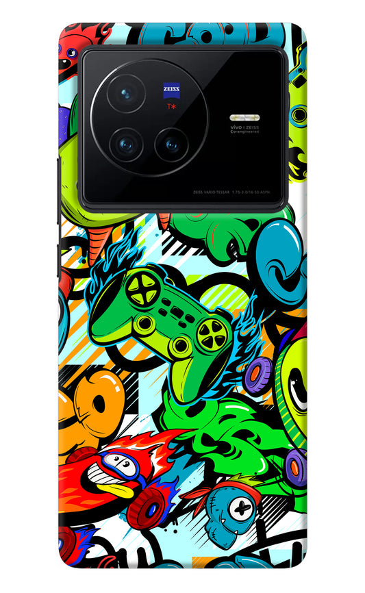 Game Doodle Vivo X80 Back Cover