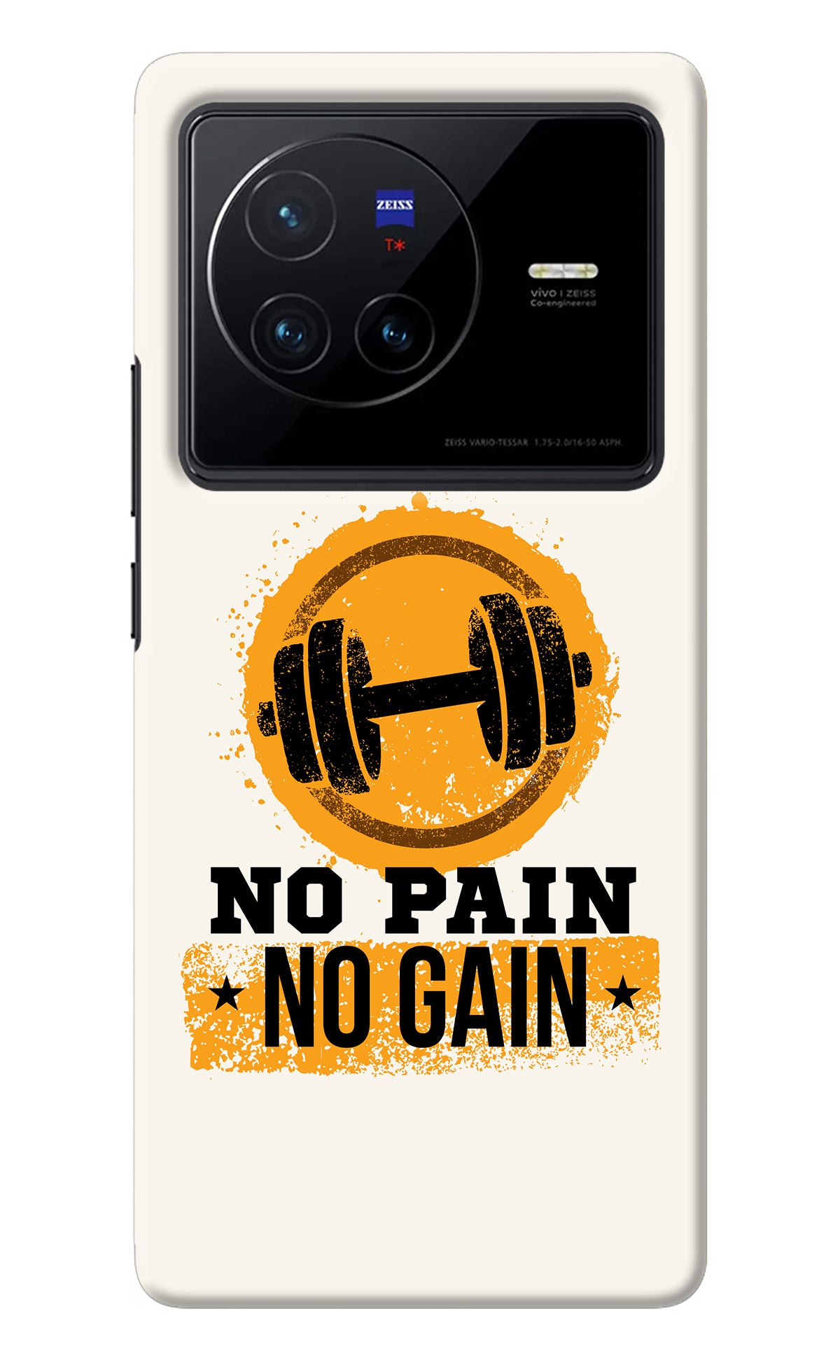 No Pain No Gain Vivo X80 Back Cover