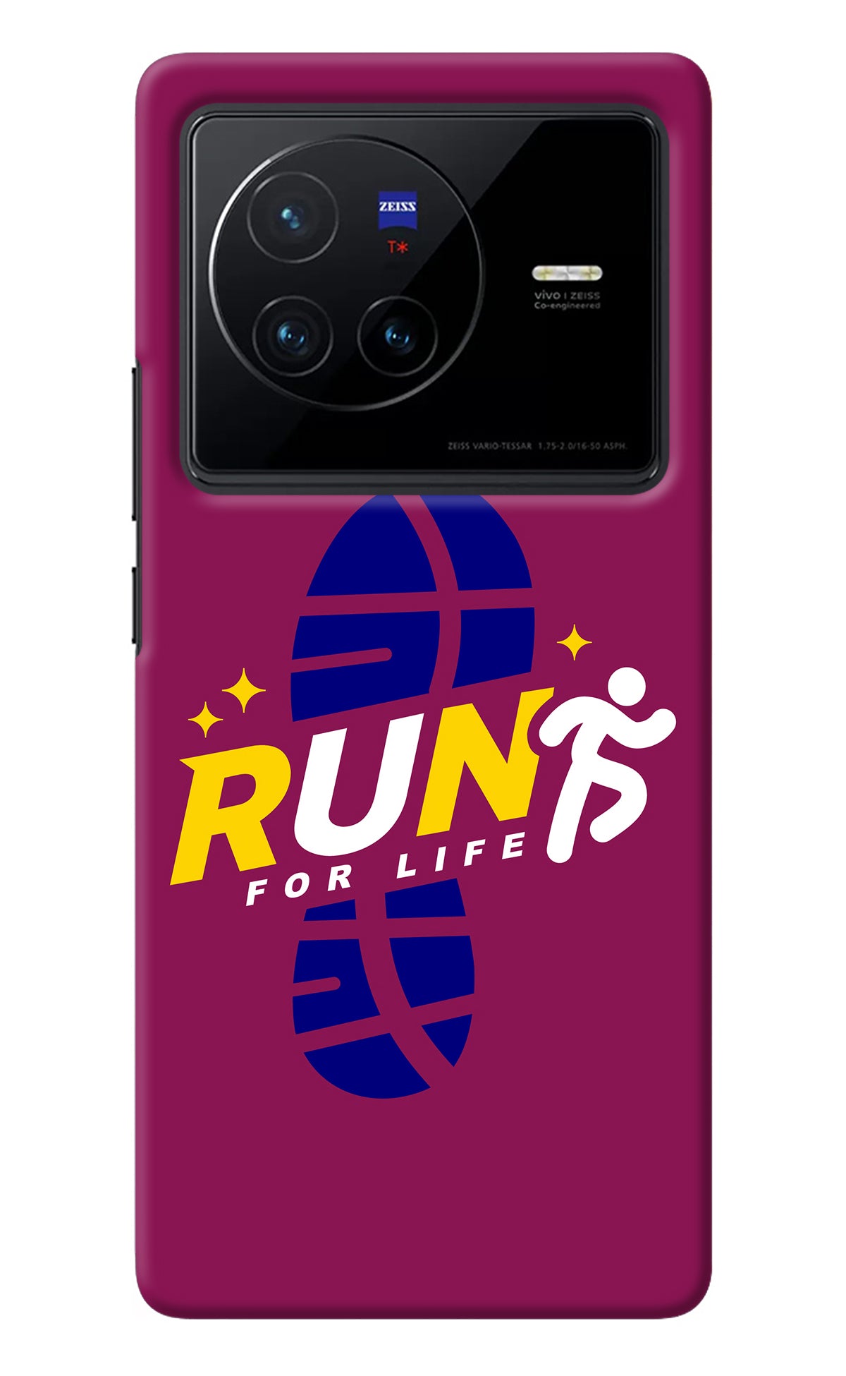 Run for Life Vivo X80 Back Cover