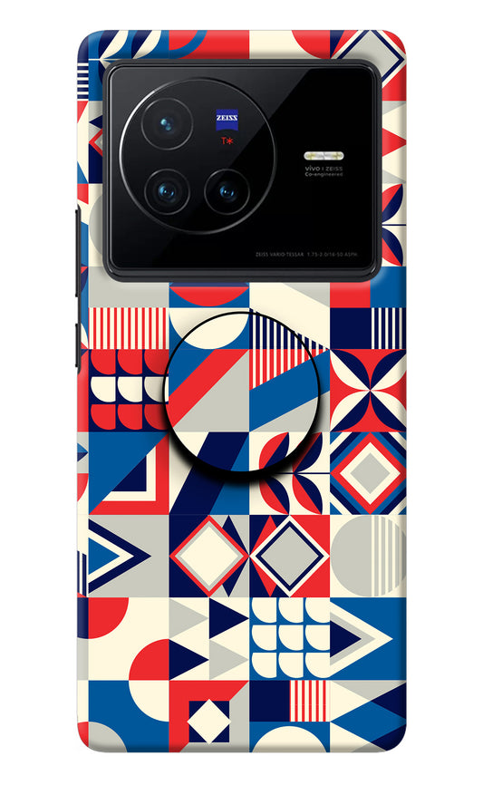 Colorful Pattern Vivo X80 Pop Case
