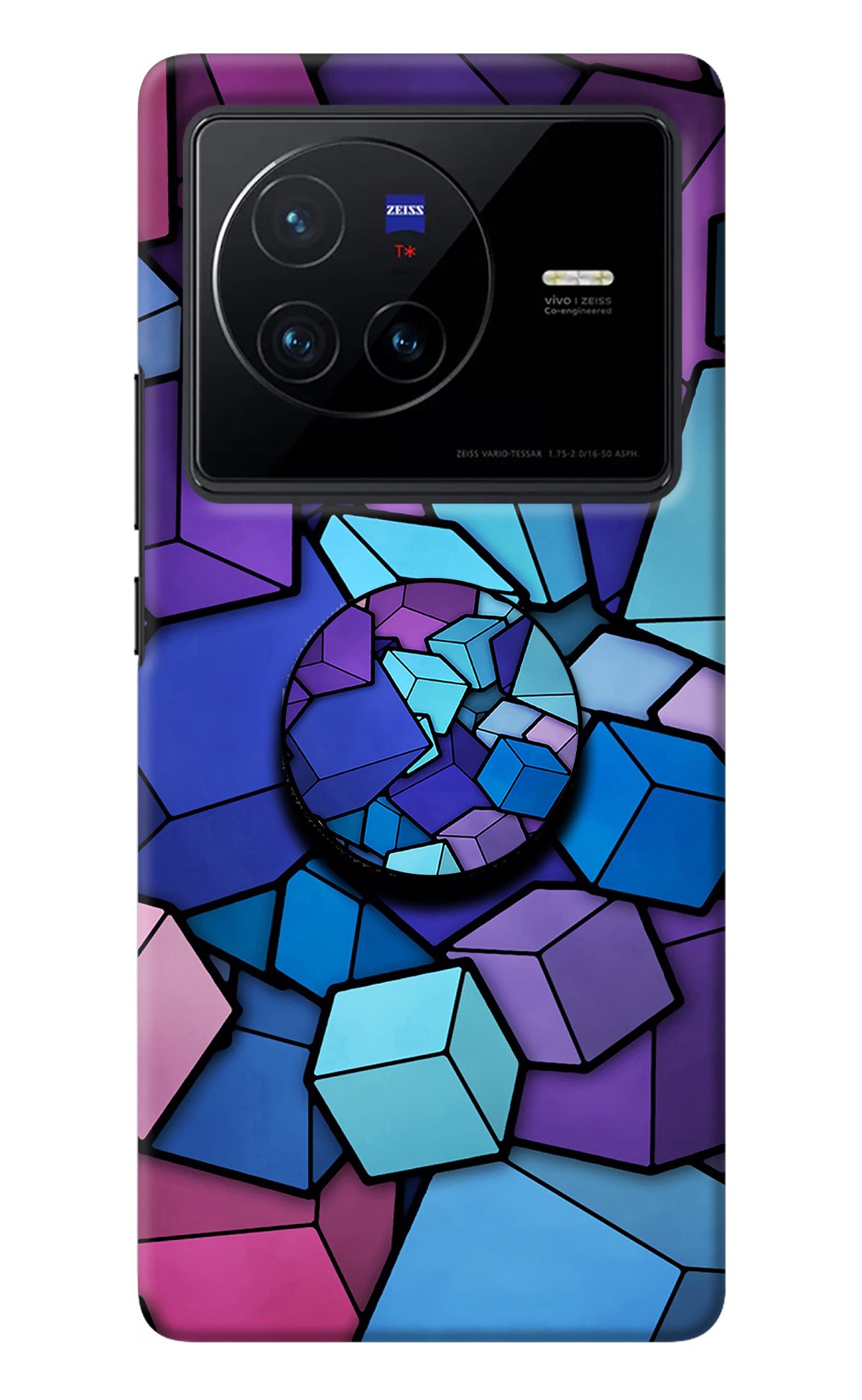 Cubic Abstract Vivo X80 Pop Case