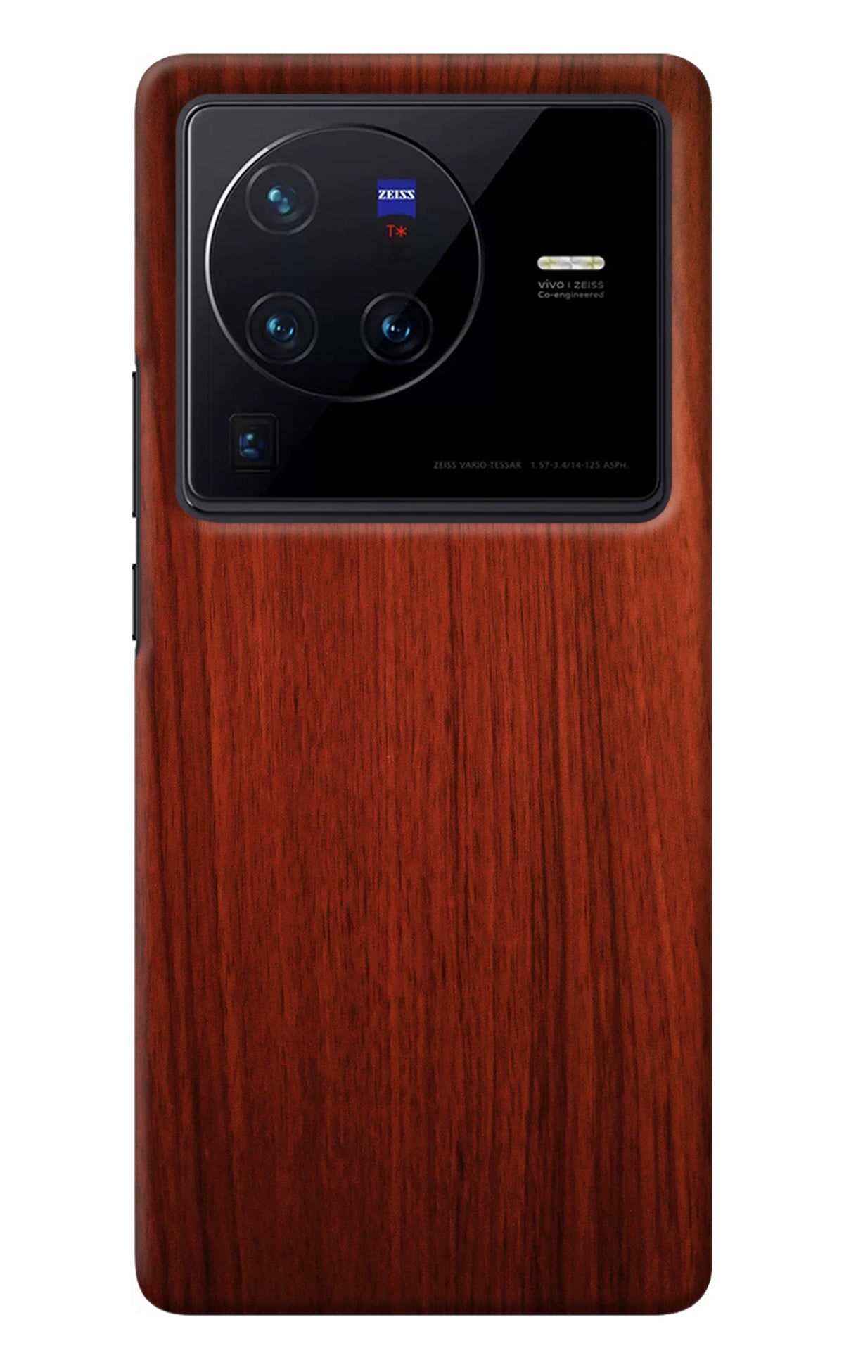 Wooden Plain Pattern Vivo X80 Pro Back Cover