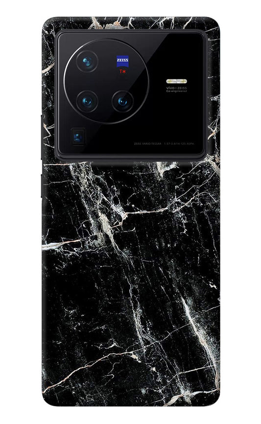 Black Marble Texture Vivo X80 Pro Back Cover