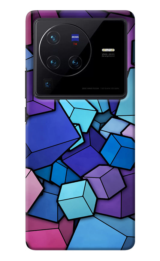 Cubic Abstract Vivo X80 Pro Back Cover