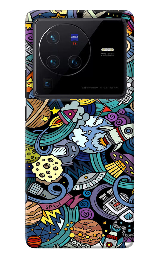 Space Abstract Vivo X80 Pro Back Cover