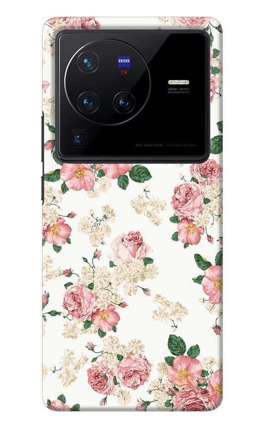 Flowers Vivo X80 Pro Back Cover