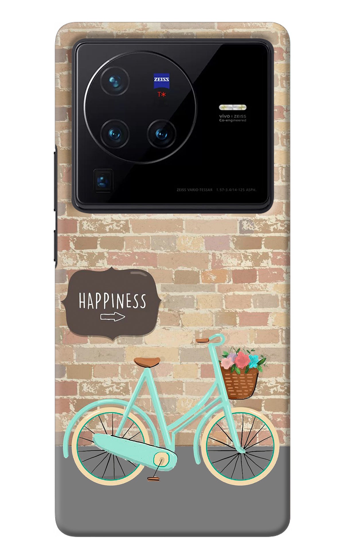 Happiness Artwork Vivo X80 Pro Back Cover